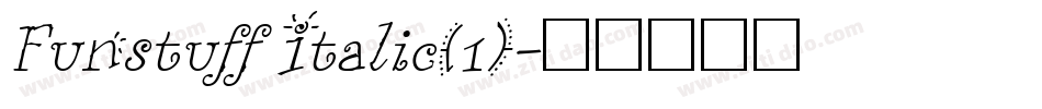 Funstuff Italic(1)字体转换